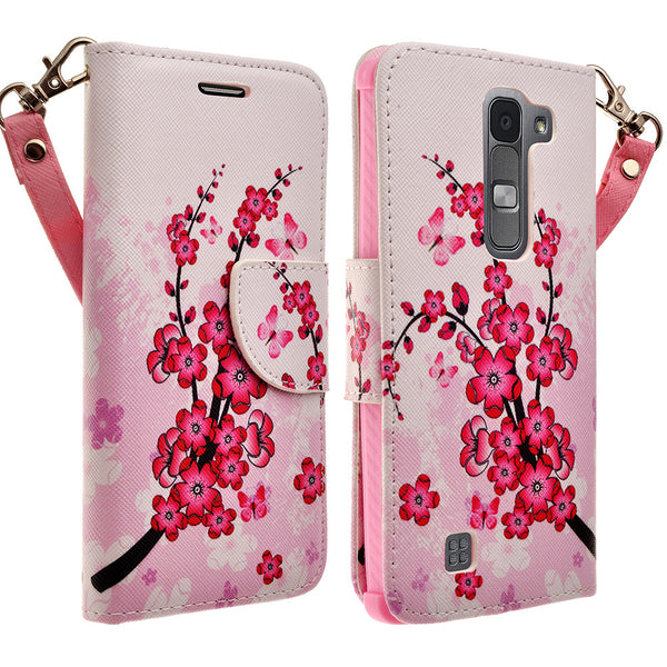 lg volt2 wallet case - cherry blossom - www.coverlabusa.com