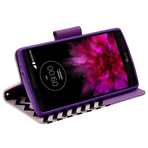 LG G4 leather wallet case -  purple anchor - www.coverlabusa.com 