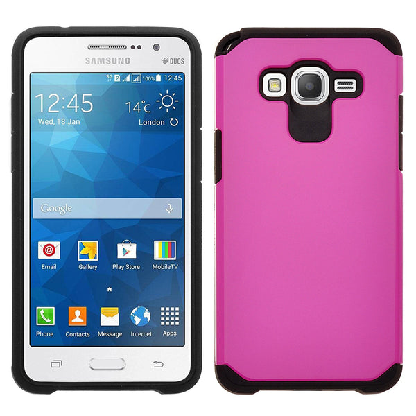 Galaxy Go Case, Samsung Grand Prime  Hybrid Case Cover - Hot Pink - www.coverlabusa.com