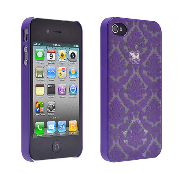 iphone 4 damask-purple- www.coverlabusa.com