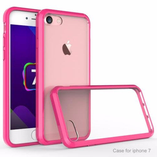 Apple iPhone 8 case,iPhone 8 bumper case hot pink - www.coverlabusa.com