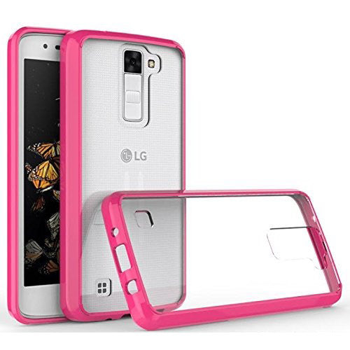 LG K7 bumper case - hot pink - www.coverlabusa.com