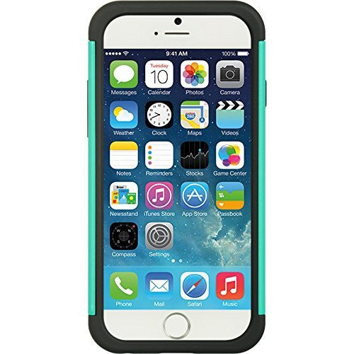iphone 6s plus case, apple iphone 6 plus diamond rhinestone hybrid case - teal - www.coverlabusa.com