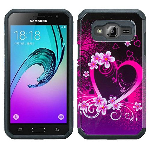 Samsung Galaxy Go Prime / Grand Prime Case, hot pink heart www.coverlabusa.com