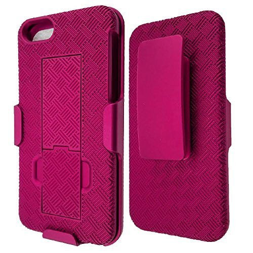 apple iphone 5S 5 SE holster case - hot pink - www.coverlabusa.com