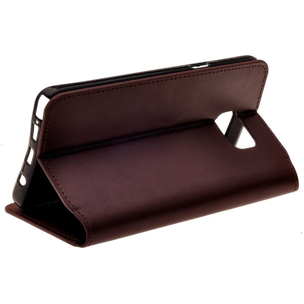 samsung galaxy note 3 leather wallet case - brown - www.coverlabusa.com
