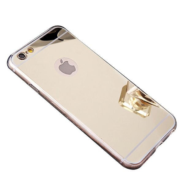 iPhone 8 case, Apple iPhone 8 mirror case gold - www.coverlabusa.com
