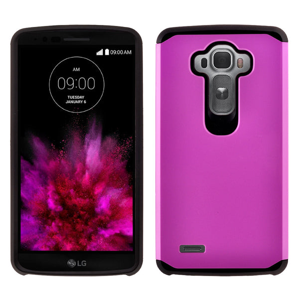 LG G4 Hybrid Case Cover - Purple - www.coverlabusa.com 