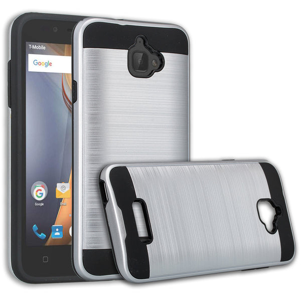 coolpad catalyst case cover - brush silver - www.coverlabusa.com