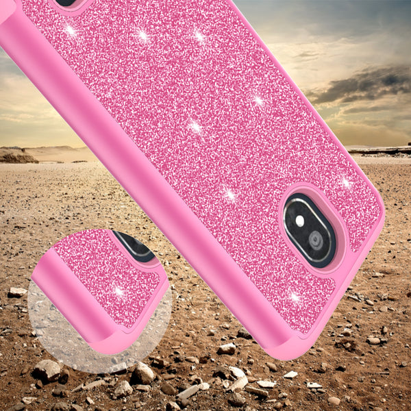 Foxxd Miro Glitter Hybrid Case - Hot Pink - www.coverlabusa.com