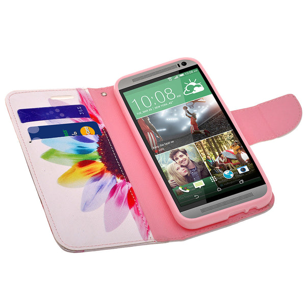 HTC One M9 wallet case - Vivid Sunflower - www.coverlabusa.com