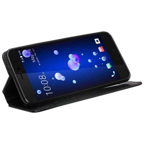 HTC U11 Wallet Case - black - www.coverlabusa.com