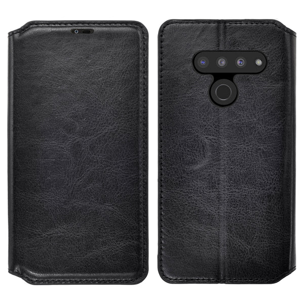 LG G8 ThinQ Wallet Case - black - www.coverlabusa.com