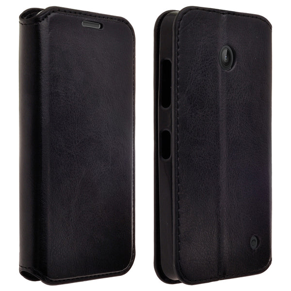 Nokia Lumia 635 Wallet Case - black - www.coverlabusa.com