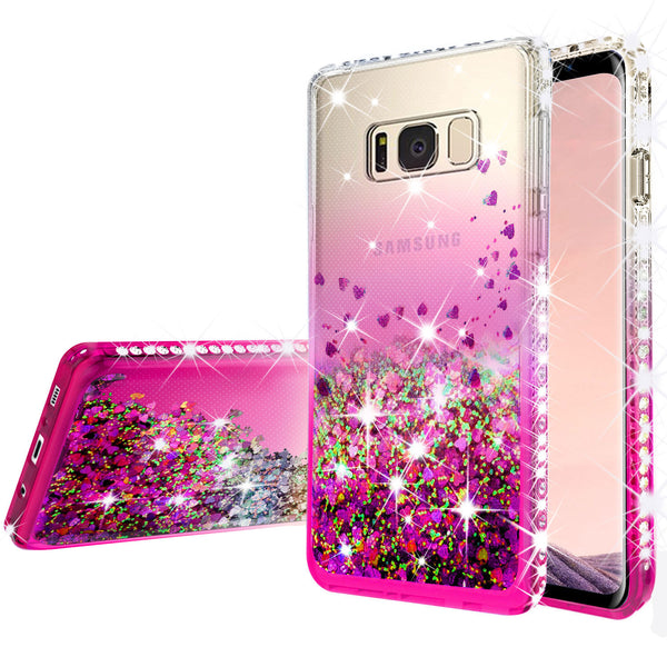 clear liquid phone case for samsung galaxy note 5 - hot pink - www.coverlabusa.com 