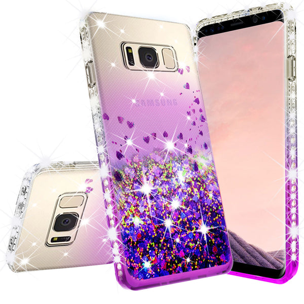 clear liquid phone case for samsung galaxy note 5 - purple - www.coverlabusa.com 