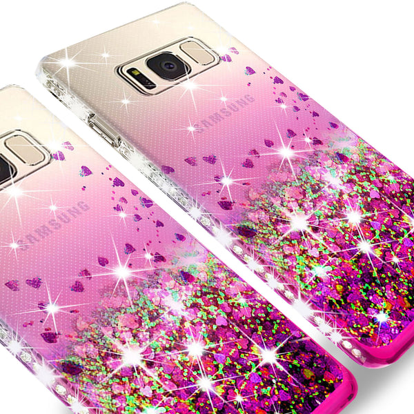 clear liquid phone case for samsung galaxy note 5 - hot pink - www.coverlabusa.com 