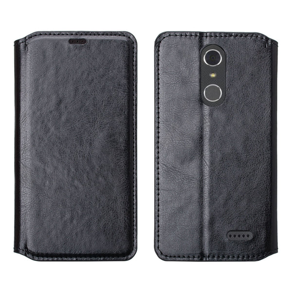ZTE Grand X4 leather wallet case - black - www.coverlabusa.com