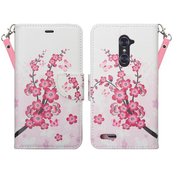 zmax pro case, zmax pro wallet case - cherry blossom - www.coverlabusa.com