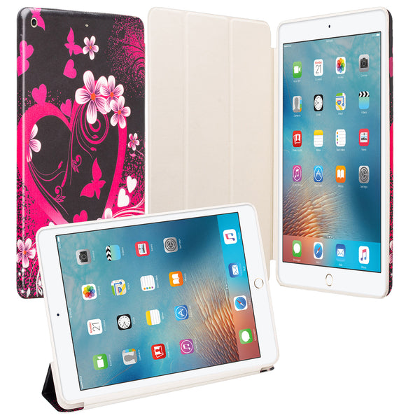 Apple iPad 9.7-inch Wallet Case - Heart Butterflies - www.coverlabusa.com