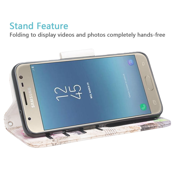 Samsung Galaxy J3 (2018) Wallet Case - paris - www.coverlabusa.com