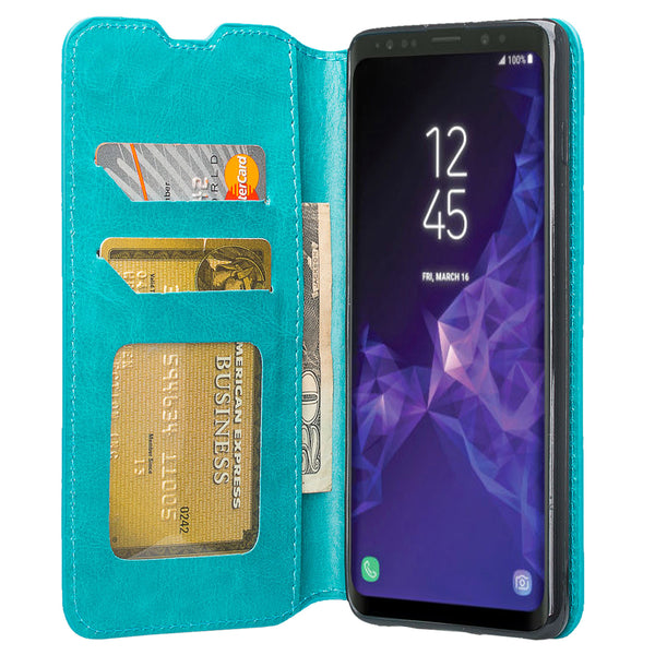 Samsung Galaxy S10 Plus Wallet Case - teal - www.coverlabusa.com