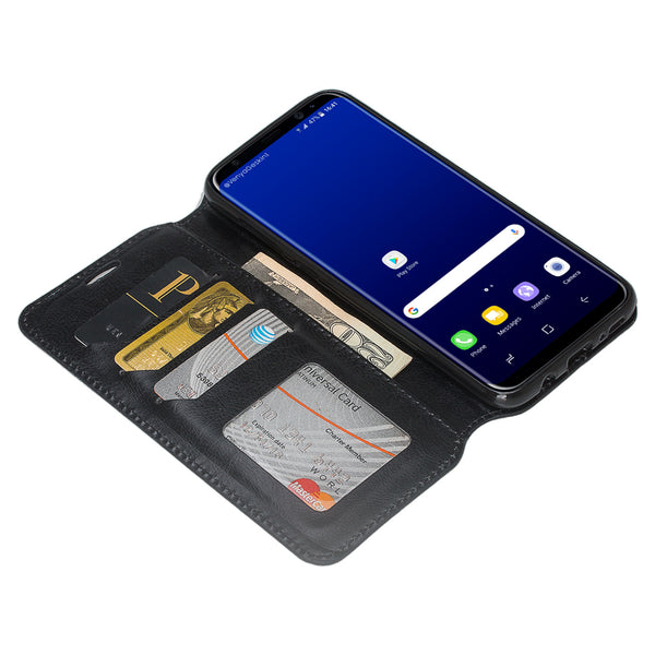 Samsung Galaxy S8 Plus Wallet Case - black - www.coverlabusa.com